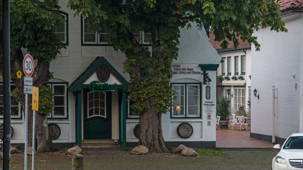 Hotel Freihof Am Roland Wedel Exterior foto